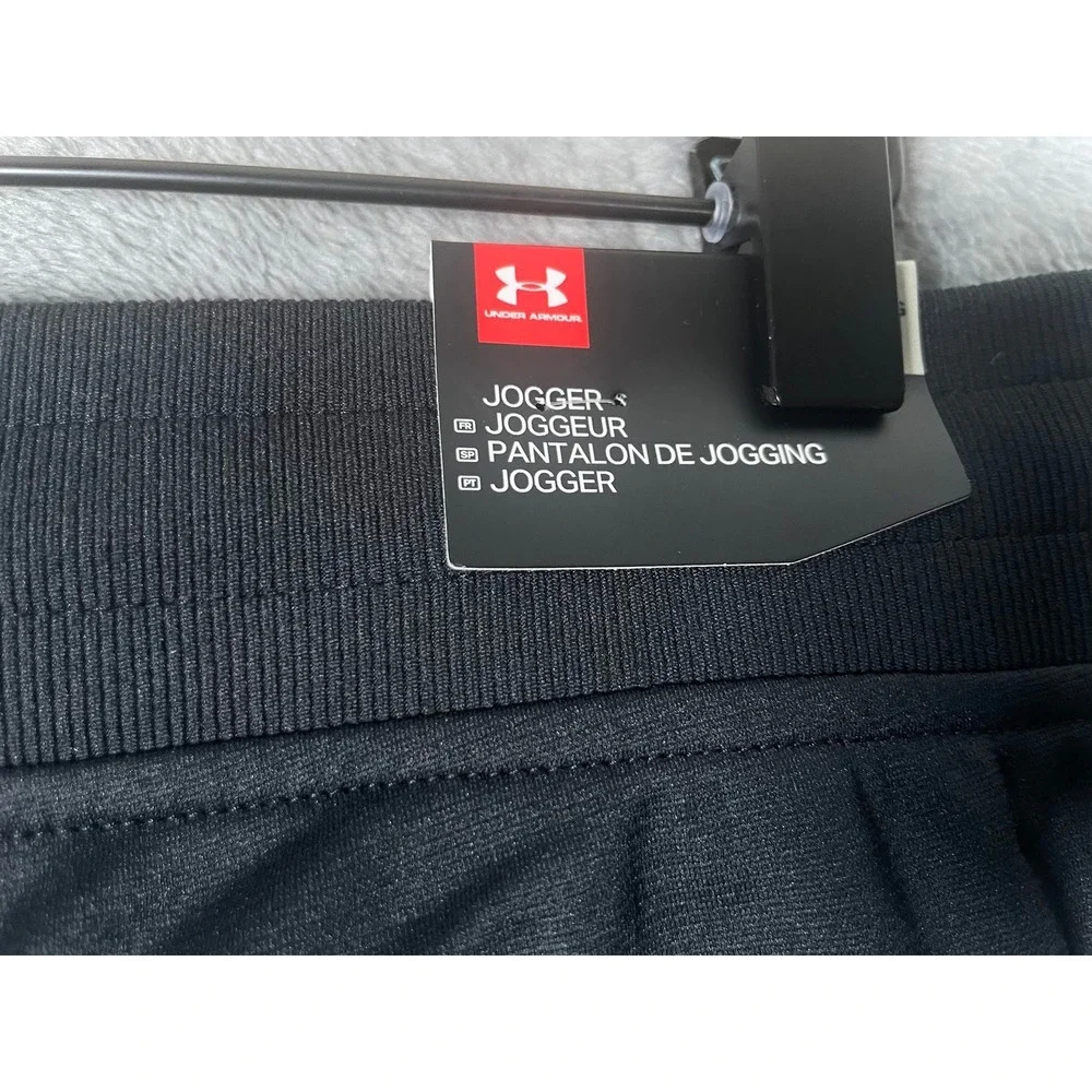 NWT Under Armour Mens XL Sportstyle Tricot Jogger Black